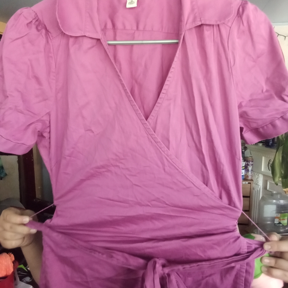 Wrap around blouse